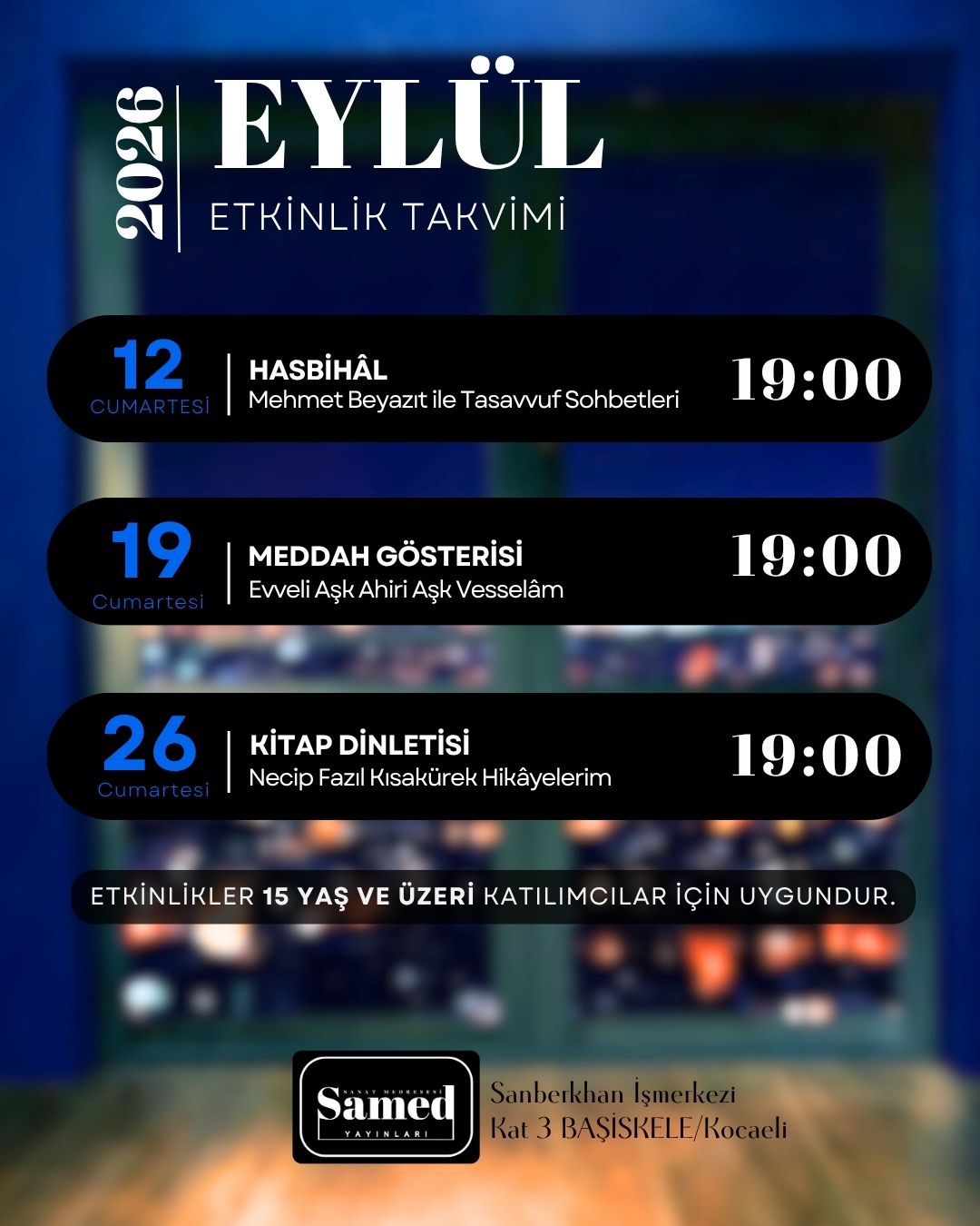 Eylül etkinlik takviminden kare